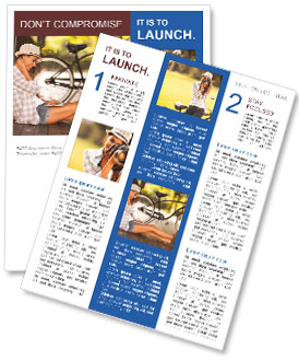 Young Woman Smiling While Using Laptop Outside In The Park For Internet Browsing Newsletter Template