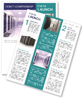 Optimizing The Management Of Server Room For Enhanced Performance. Newsletter Template