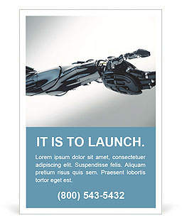 Technologies of the future prosthesis hand Ad Template