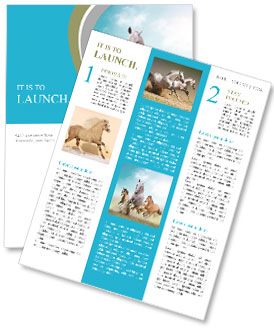 Tre vackra hästar körs Nyhetssändning