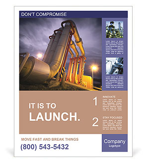 Large pipes Poster Template