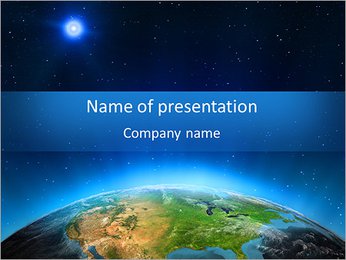 North America. Elements of this image furnished by NASA PowerPoint Template