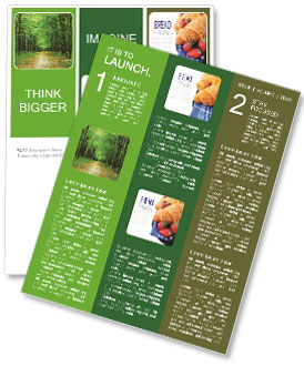 Krásný zelený les v létě Newsletter