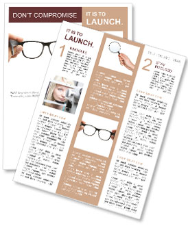 Retro tarzı gözlük Holding İnsan eller Haber yayını