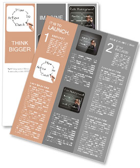 Business hand writing control and continuous improvement method for business process, PDCA - plan - Newsletter Template