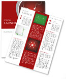 Power cords attracted by a wall socket Newsletter Template