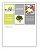 Measuring tape wrapped around a green apple as a symbol of diet. Newsletter Template