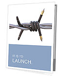 Barbed fountain pen Presentation Folder