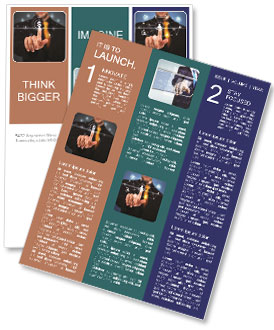 Бизнесмен нажатием бизнес тип современных кнопок с виртуальной фоне Новостные рассылки