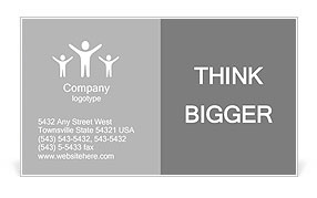 City view of skyscarpers Business Card Template