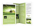 Green landscape Brochure Template