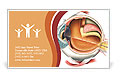 Anatomy of the eye Business Card Template