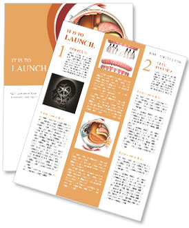 Anatomy of the eye Newsletter Template