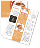 Anatomy of the eye Newsletter Template