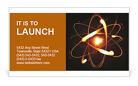 Atom Business Card Template