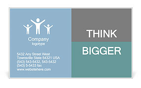 Abstract interior of glass blocks Business Card Template