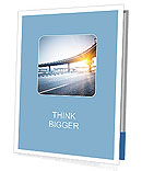 Concrete road curve of viaduct in shanghai china outdoor. Presentation Folder