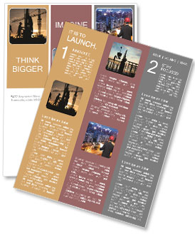 Silueta stavební dělník na stavbě Newsletter