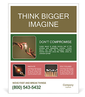 Human energy Poster Template