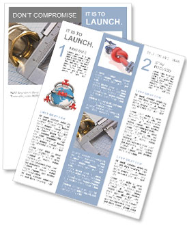 Wassereinlassventil auf einem Hintergrund von Millimeterpapier Newsletter