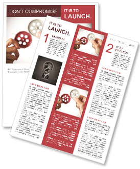 Partnership-Konzept mit Getriebe und businessmsn Newsletter