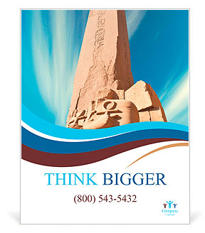 Karnak Temple Complex in Luxor Poster Template