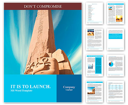 Karnak Temple Complex in Luxor Word Template