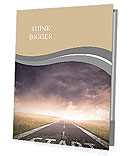 Concept of start straight for business Presentation Folder