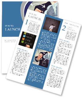 Cloud computing, technology connectivity concept Newsletter Template