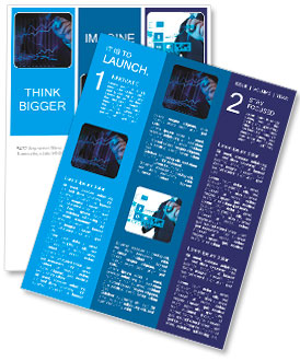 概念として新しい現代のコンピュータとビジネス戦略を扱うビジネスマンの手 ニュースレター