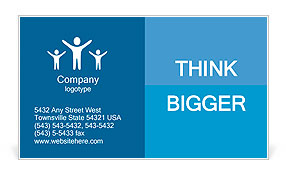 Modern communication technology illustration with mobile phone and high tech background Business Card Template