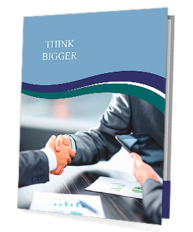 Business handshake Presentation Folder