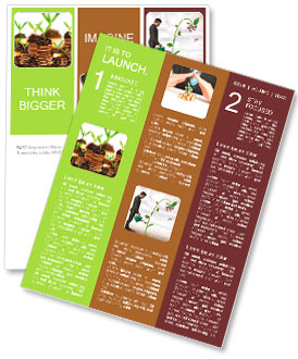 Gyllene mynt i mark med ung planta isolerad. Pengar tillväxt koncept. Nyhetssändning