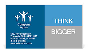 3d render of light bulb idea concept on dark blue background Business Card Template