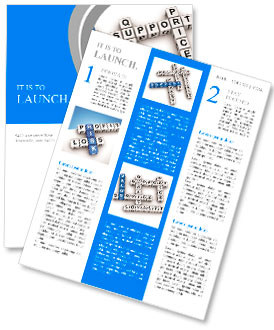 Business organization basis crossword Newsletter Template