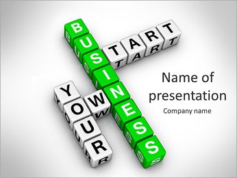 Start your own business PowerPoint Template