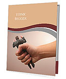 Squeezed - A businessman being squeezed Presentation Folder