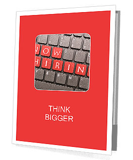 Now hiring on keyboard Presentation Folder