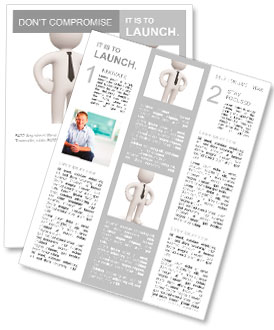 自信を持ってビジネスマン ニュースレター