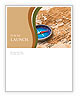Macro view of blue metal compass on the old world map Newsletter Template