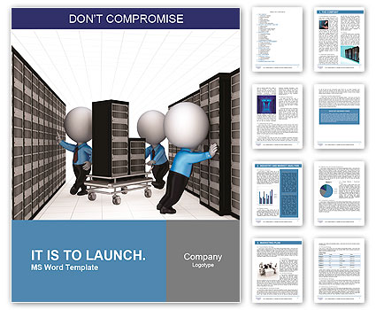 Tech support concept.Isolated on white background.3d rendered. Word Template