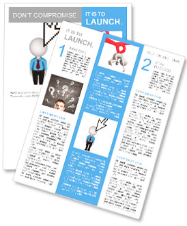 Cursor and small person.Isolated on white background.3d rendered. Newsletter Template