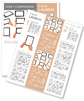 Tablet computer isolated in a hand on the white backgrounds. collections Newsletter Template