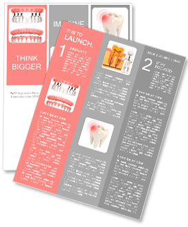 Dental prostheses Newsletter Template