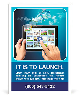 Touch pad concept Ad Template
