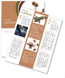 Spaceship model Newsletter Template