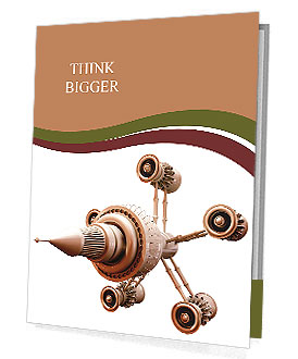 Spaceship model Presentation Folder