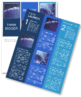 Blue Optic Newsletter Template