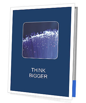 Blue Optic Presentation Folder