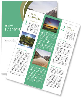 Chilkoot Lake Mountains Reflection In Early Spring: Scenic Views Of Haines, Alaska Surroundings. Newsletter Template